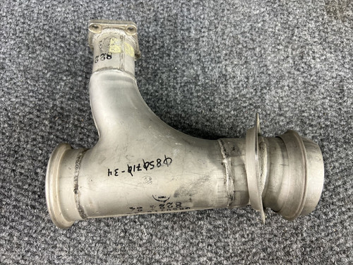 0850710-34 Cessna 414 Exhaust Riser Assembly Aft RH New Number 9910295-30