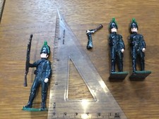 THREE METAL FIGURES/SOLDIERS 2 AS IS MISSING ARMS NOT MARKED ON BOTTOM.