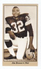 Jim Brown Cleveland Browns / MC Tobacco Road series #52 / NM+ cond.