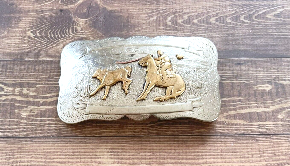 Vintage Cowboy Western German Silver Irvine Jachens INC  display picture 1