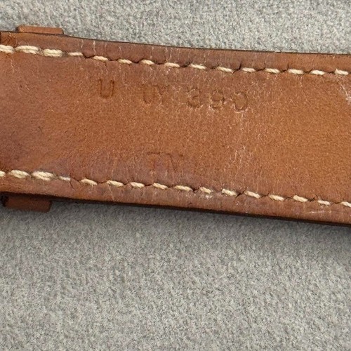 Apple Watch HERMES Watch Band Swift Leather Single Tour Gold 42/44/45/46/49mm - Picture 7 of 7