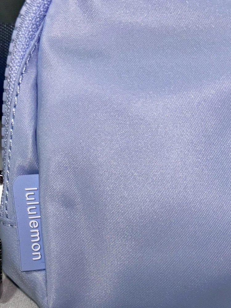 Lululemon Everywhere Belt Bag 1L Blue Windmill with Extra Long 10 Foot Strap NWT