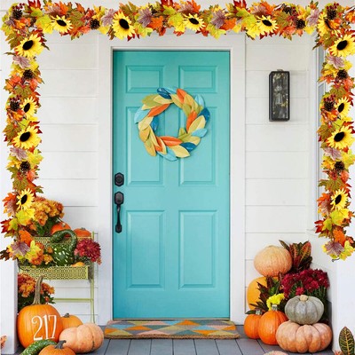 Easy Fall Door Decor Ideas How To Make A Wreath, Garland And More thumbnail