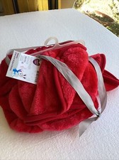 Parent's Choice Royal Plush Baby Blanket Red 30 X 40 NEW Baby Gift Soft
