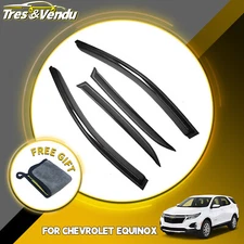 Tres&Vendu For 2018-2024 Chevy Equinox Window Visors Deflectors Sun Rain Guard