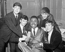 8x10 photo Little Richard and The Beatles in 1962