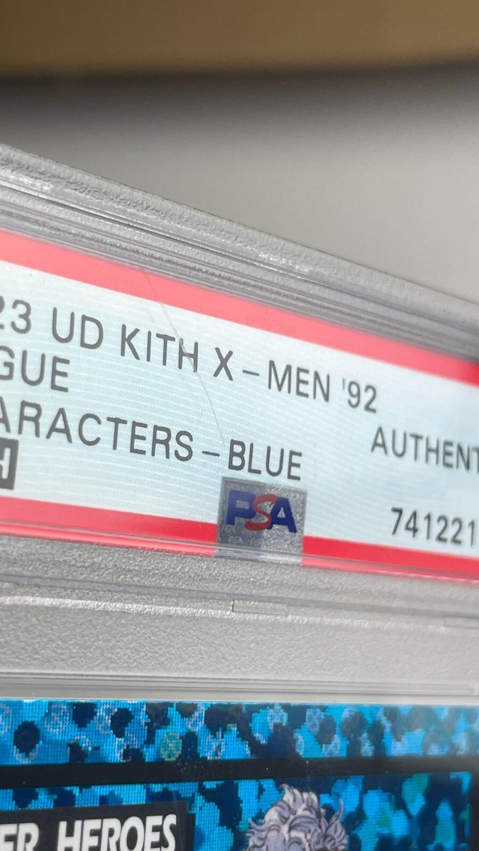 2023 UD Kith x Asics X- Men 92/97 Rogue Blue #5 PSA Graded Card 1