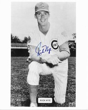 RICH NYE Autographed Signed 8 x 10 Baseball VINTAGE Photo Chicago Cubs COA