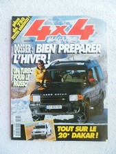 4X4 MAGAZINE N°196 01/1998 TOUT SUR LE DAKAR NISSAN KING-CAB SSANGYONG MUSSO SLD