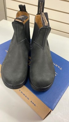 Blundstone 587 rustic black  romeo style work boot womens s US size 6.5