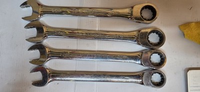 MATCO TOOLS 9GRC Metric Ratcheting Comb. Wrench Set 4pc 21,22,24, & 25mm Chrome