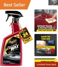 Meguiar's Quik Wax 24 Oz - Instant Shine & Protection Spray for All Conditions