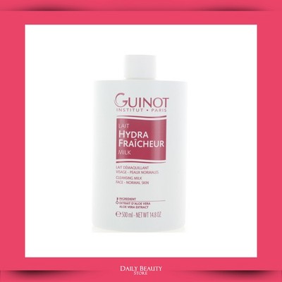 Guinot Lait Hydra Refreshing Cleansing Milk 500ml 14.8oz NEW FAST SHIP