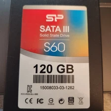 Silicon Power 120 GB SATA III SSD S60 2.5" Slim 7mm Solid State Drive