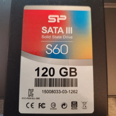Silicon Power 120 GB SATA III SSD S60 2.5'' Slim 7mm Solid State Drive