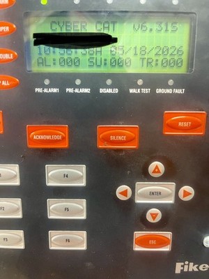 FIKE CYBER CAT FIRE ALARM PANEL With Modules,smoke,and Pull Station