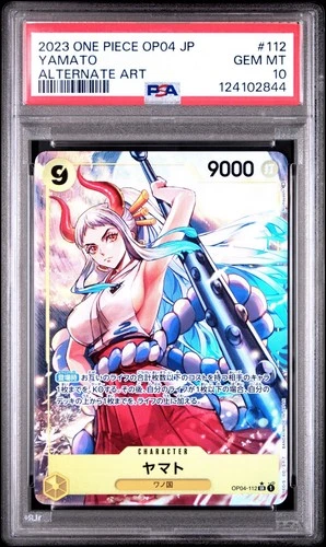 PSA 10 One Piece Japanese Yamato OP04-112 Kingdoms Intrigue Alternate Art OPTCG