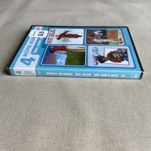 Dudley Do-Right / Ed / Sgt Bilko / Cop & A Half (DVD NEW 4-Film) Comedy Family + - Foto 3 di 7