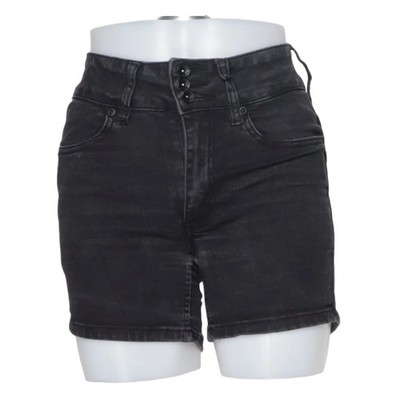 Blackheart, Jeans Shorts, Größe: XS, Schwarz, Baumwolle/Elasthan/Polyester #mLJ