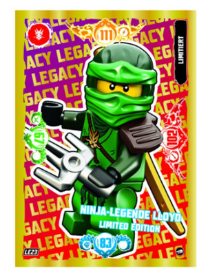 LEGO - LE23 - Ninja-Legende Lloyd - Limitierte Karte - Serie 10