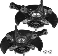 Pair Front Left  Right Side Steering Knuckle  Wheel Bearing Hub Assembly Fits