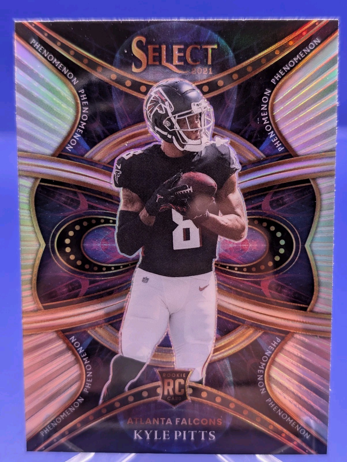 2021 Panini Select Kyle Pitts RC #PHE-21 Rookie Phenomenon Silver Prizm Falcons