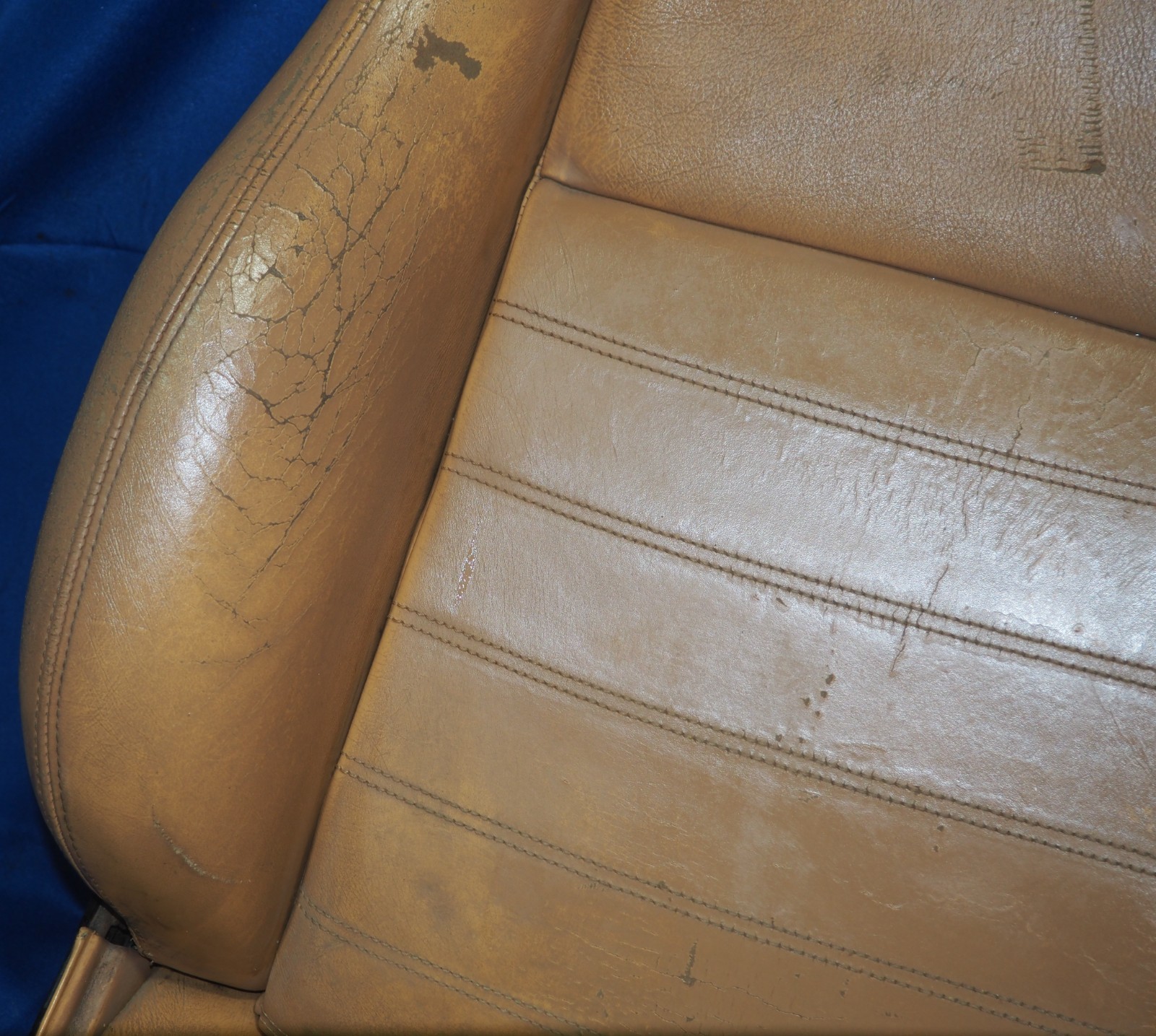 1995-1999 Ferrari F355 Right Driver Left Seat Beige Rough Condition OEM Complete