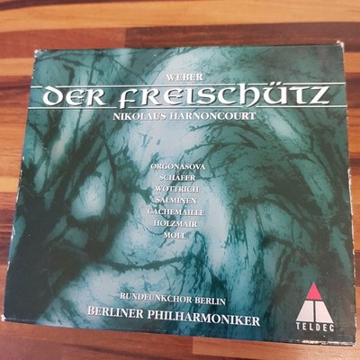 NIKOLAUS HARNONCOURT weber der freischütz WME GERMANY VG+/VG+ (2CD, Klassik)