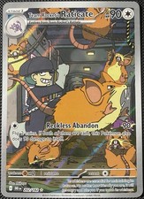 Team Rocket's Raticate 202/182 Sv10: Destined Rivals Holo - Pokémon Card