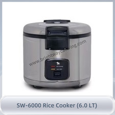 Sun Ware SW-6000 Rice Cooker and Warmer 230V