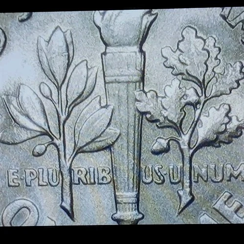 1964-P BU Roosevelt 90% Silver Dime ~ Great Bands ~ Free Shipping! #3