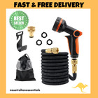 Expandable Garden Hose 100FT 30m Copper Bullet with 10 Function Spray Nozzle