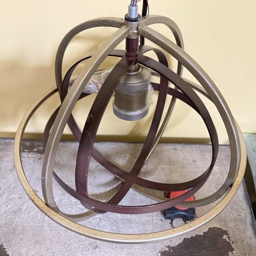 Home Decorators Collection 27030 1-Light Bronze & Champagne Pewter Mini Pendant - Picture 3 of 12