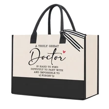 AASRR Doctor Tote Bag - Appreciation Gifts for Female Doctor - Thank You, Chr...