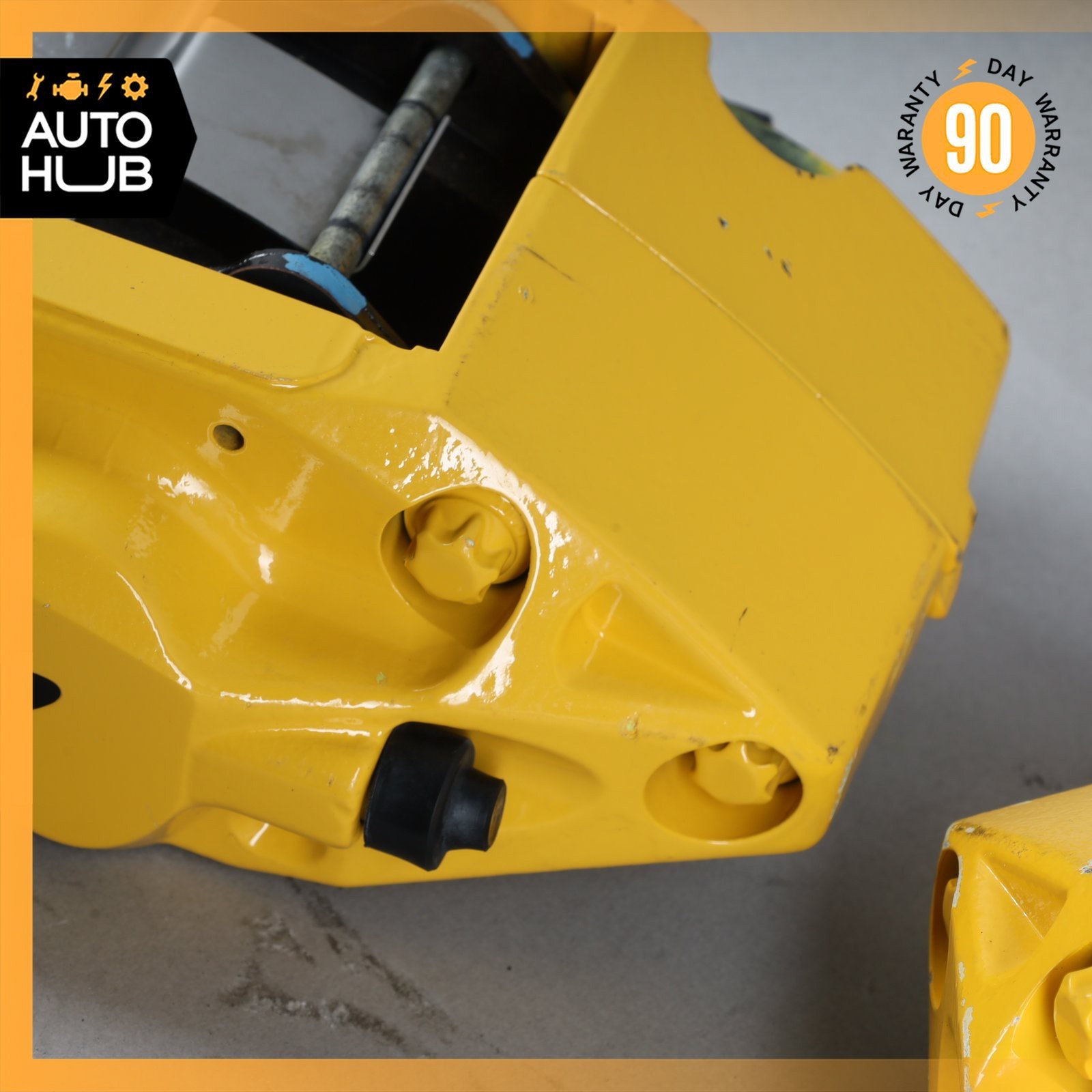 12-21 McLaren 570S Rear Brake Calipers Left & Right Side Set Yellow OEM