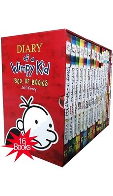Boxed Set Of Books 1-16 Diary of a Wimpy Kid