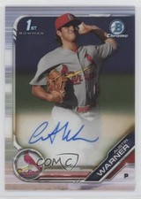 2019 Bowman Chrome Prospects Auto Austin Warner #CPA-AW Auto 0l8