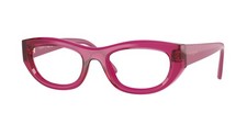 Vogue VO5615 2987 Transparent Fuchsia Demo Lens 51mm Women's Eyeglasses