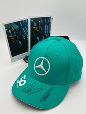 F1 2025 Mercedes 50 Cap Signed Kimi Antonelli George Russell + Driver’s Cards