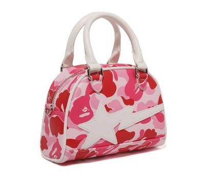 A BATHING APE Ladies' ABC CAMO MINI BOWLING BAG 1M30-290-301 Green
