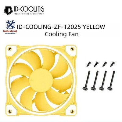 ID-COOLING ZF-12025-YELLOW Case Fan 120mm 5V 3 PIN Addressable RGB Cooling Fan