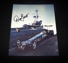 RARE SIGNED DON GARLITS KENDALL NAVY TOP FUEL DRAGSTER 85x10 NHRA TRACK HANDOUT