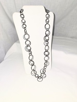 Vintage Daisy Fuentes Signed Chocolate Colored Statement Chain