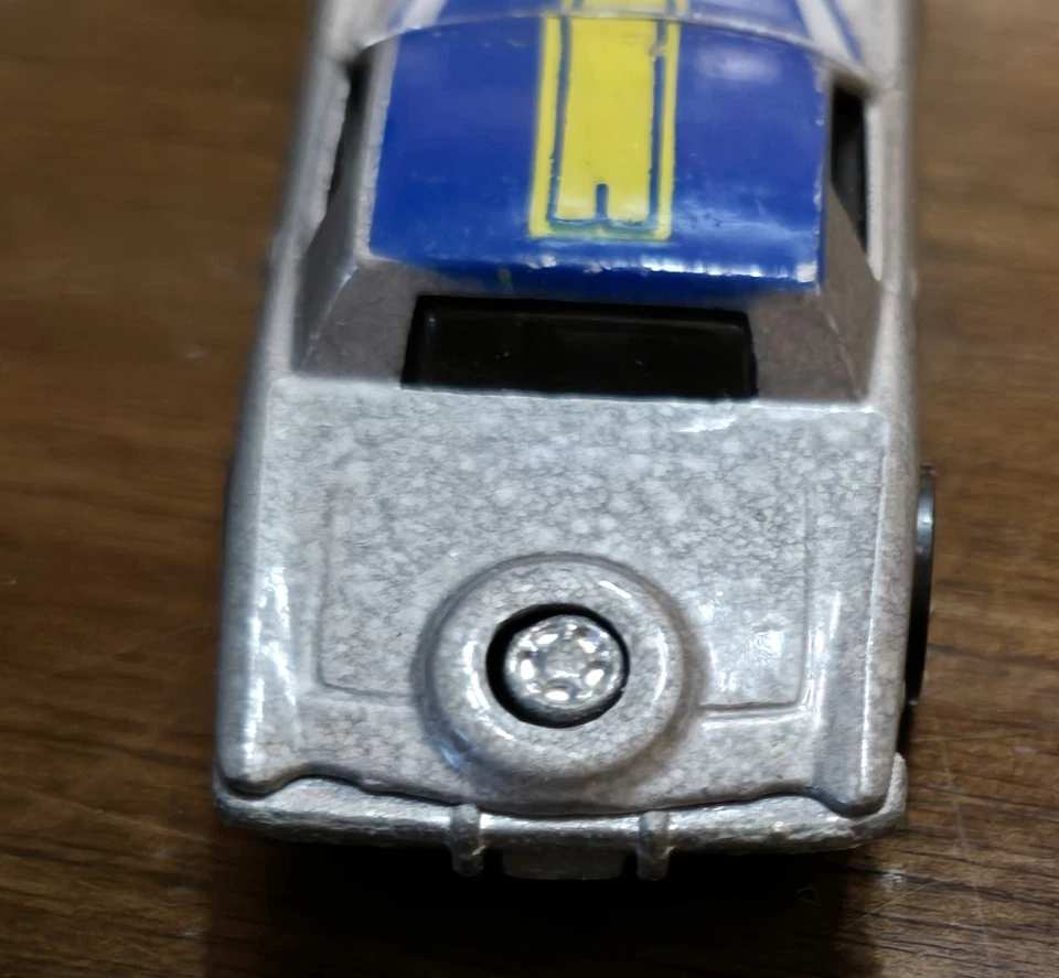 Mattel 1979 27/8" Hot Wheels 1:64 Stutz Silver Race Car Hong Kong coche suelto Foto 2 de 4