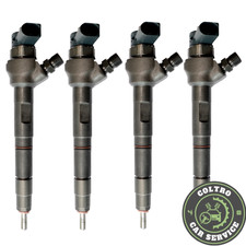4 INIETTORI RIGENERATI 0445110469 AUDI - SEAT - VW- SKODA 04L130277AC