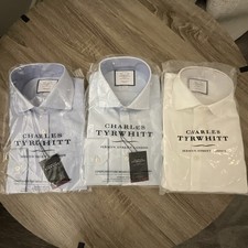 Charles Tyrwhitt Lot of 3 Slim Dress Shirts 15.5 /35