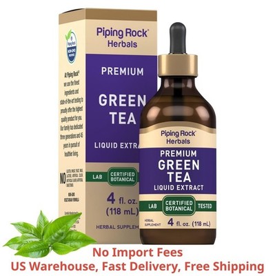 Extracto de té verde líquido de 113 ml, suplemento herbario, sin OMG ni gluten