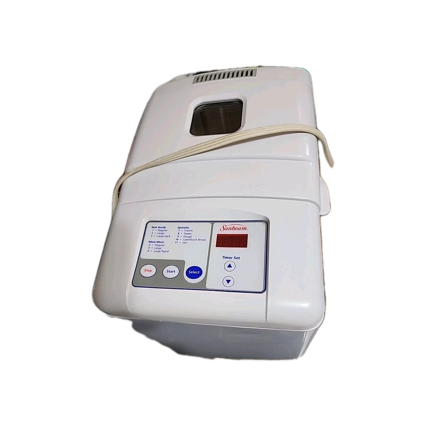Sunbeam Automatic Bread Maker 5842 l.5 lb Loaf White