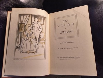 The Vicar of Wakefield by Oliver Goldsmith (1939 Heritage Press