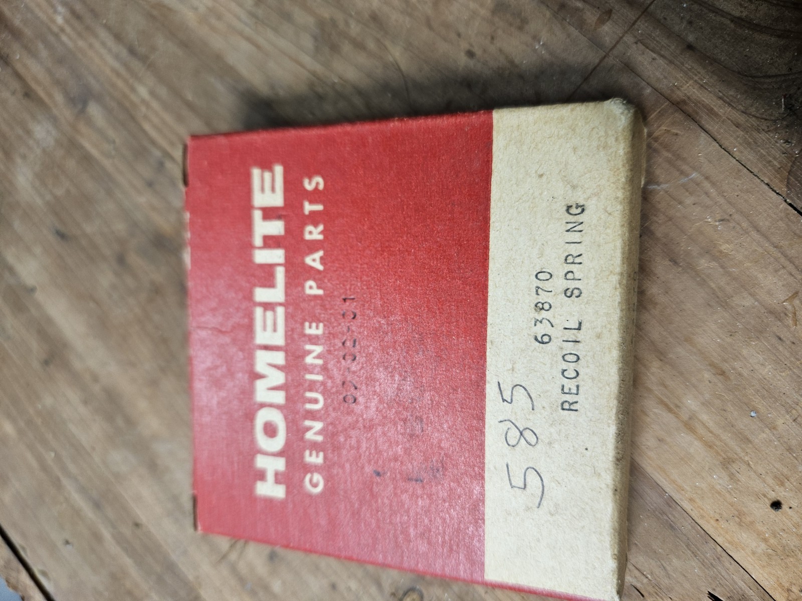 NOS Homelite Recoil Spring Replacement Part 63870 OEM